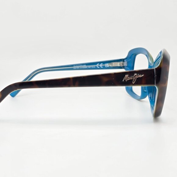 Maui Jim MJ735-10P Orchid Tortoise w/ Peacock Sunglasses Frame w/ Flexhinge 56mm main image 5